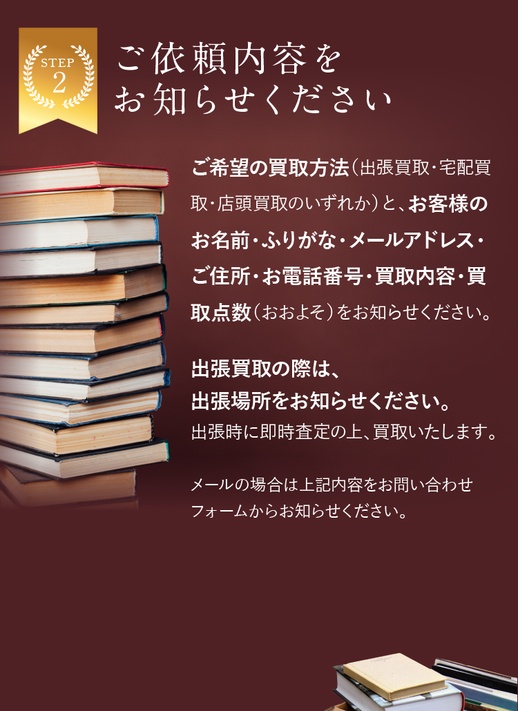 ご依頼内容をお知らせください